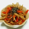 はりゅみ's cooksnap of when they made マヨなし♪簡単ごぼうのさっぱりサラダ♪.