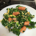 クックサット's cooksnap of when they made のらぼう菜☆卵炒め.