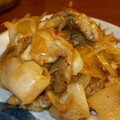 グリンこまち's cooksnap of when they made 豚肉と大根とゴボウのピリ辛オイスター炒め.
