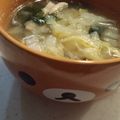 ＫＩＣＫ's cooksnap of when they made 簡単♪白菜たっぷり♪中華風卵スープ.