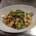真珠王子's cooksnap of when they made きゅうりで♪豆腐ひき肉の甘辛炒め.