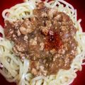もも・もちこ's cooksnap of when they made すりゴマで作る坦々つけ麺.