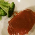 bonnet's cooksnap of when they made バーベキュー風 アメリカンポークチョップ.