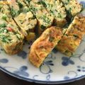 ポメちょん's cooksnap of when they made お弁当に♬カニカマとニラの卵焼き♡.