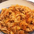 ちーもも♡'s cooksnap of when they made 夏に最高☆簡単☆豚肉とキムチの炒め物.