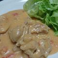 NEOtmk's cooksnap of when they made 鶏肉のトマトクリーム煮（ケチャップ簡単）.