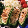 クックPXOOKP☆'s cooksnap of when they made ピーマンの肉詰め〜ツナver〜.