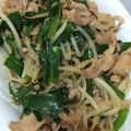 ひじきだいふく's cooksnap of when they made スタミナ☆豚ニラ＆もやしシンプル炒め.