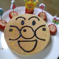 ととささ's cooksnap of when they made アンパンマンケーキ☆.