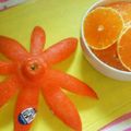ひなたこやき's cooksnap of when they made オレンジ、柑橘系の食べ方♪(お花ver).