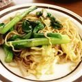おはなすき's cooksnap of when they made 菜の花のオイスターソース焼きそば.