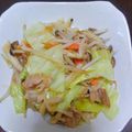 SoraｰRyu's cooksnap of when they made 豚肉とキャベツの塩炒め.