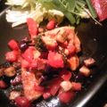 kokyu's cooksnap of when they made 大葉にんにく醤油で☆鯵の和風夏野菜ソテー.