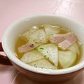 赤い電話's cooksnap of when they made 大根のコンソメスープ.
