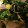たかたけしゅん's cooksnap of when they made 離乳食完了期にも☆ほうれん草の三色炒め♪.