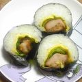 nosso's cooksnap of when they made 恵方巻きにも！唐揚げ海苔巻き.