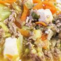 クック4TPYN9☆'s cooksnap of when they made お豆腐とキャベ玉の和風あんかけそぼろ煮.