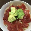 食いしん坊〜che's cooksnap of when they made 絶品！！アヒポキ丼（マグロの漬け丼）.