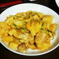 sayuki1227's cooksnap of when they made 鶏肉と大根の豆板醤マヨ炒め.