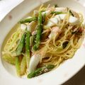 くまやっこ's cooksnap of when they made いか明太子とアスパラ☆レモンバターパスタ.