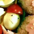 ma___111's cooksnap of when they made お弁当に☆トマト帽子のうずらちゃん.