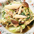 ぴぉたん's cooksnap of when they made 超簡単！時短！水菜とツナの卵とじ.