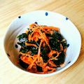 YUZVIO's cooksnap of when they made ✿わかめとニンジンの胡麻和え✿.