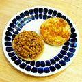 YUZVIO's cooksnap of when they made ピーナッツバターカレートースト.