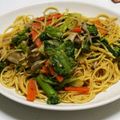亜矢佳's cooksnap of when they made 春薫る♪菜の花と春キャベツのたらこパスタ.