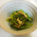 ☆Rokko☆'s cooksnap of when they made 鰹節も入れる☆緑と揚げの煮浸し.