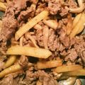 sa0rhysm's cooksnap of when they made 牛肉と長芋のわさび醤油炒め☆.