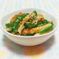 まあまま☆0403's cooksnap of when they made あっというまに■ちくわピーマン■.