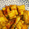 miyubi's cooksnap of when they made 厚揚げの豚肉まきまき～～.