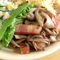 なゆほ's cooksnap of when they made きのことベーコンのガーリックソテー.
