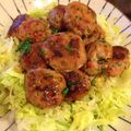 シングルアイシャドウ's cooksnap of when they made 紅生姜であっさり鶏つくね.