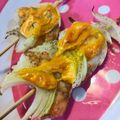 ちぃこ74's cooksnap of when they made ☆ソースまで旨い！エビと玉ねぎの串焼き☆.