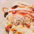 ここあ1335's cooksnap of when they made ダイエット中！小麦粉を使わないお好み焼き.