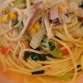 すずちゅん♪'s cooksnap of when they made ホタテ缶のアーリオオーリオスパゲティ.