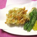 朝まと's cooksnap of when they made かき揚げ（玉葱・人参・桜エビ）.