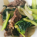 きららんらん☆'s cooksnap of when they made タアサイと牛肉炒め.
