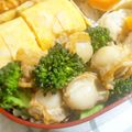 shimaru's cooksnap of when they made ホタテとブロッコリーの柚子胡椒炒め.