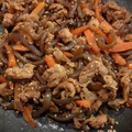 くるみちる's cooksnap of when they made お箸がとまらない♪甘辛豚バラ蒟蒻。.