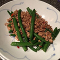 hey-yo's cooksnap of when they made いんげんと豚ひき肉の炒め物。.