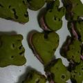 クックV1TDA6☆'s cooksnap of when they made Wチョコ使い♡サクサク濃い抹茶クッキー.