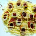 賢くんママ's cooksnap of when they made 粗挽き黒胡椒マヨ焼きカルパス竹輪トースト.