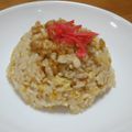 まゆみ母ちゃん's cooksnap of when they made たぬきつね焼き飯(^。^)♥.