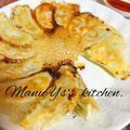 ManuYs's cooksnap of when they made ウチの★人参入り羽つき普通の餃子♪.