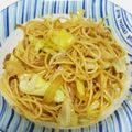 サビエルっ子's cooksnap of when they made キャベツとベーコンの和風じゃこパスタ.