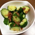スージー＆ジル's cooksnap of when they made きゅうりの梅肉あえ.