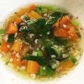 succhiii☆'s cooksnap of when they made 離乳食：にんじんと小松菜のあんかけご飯.